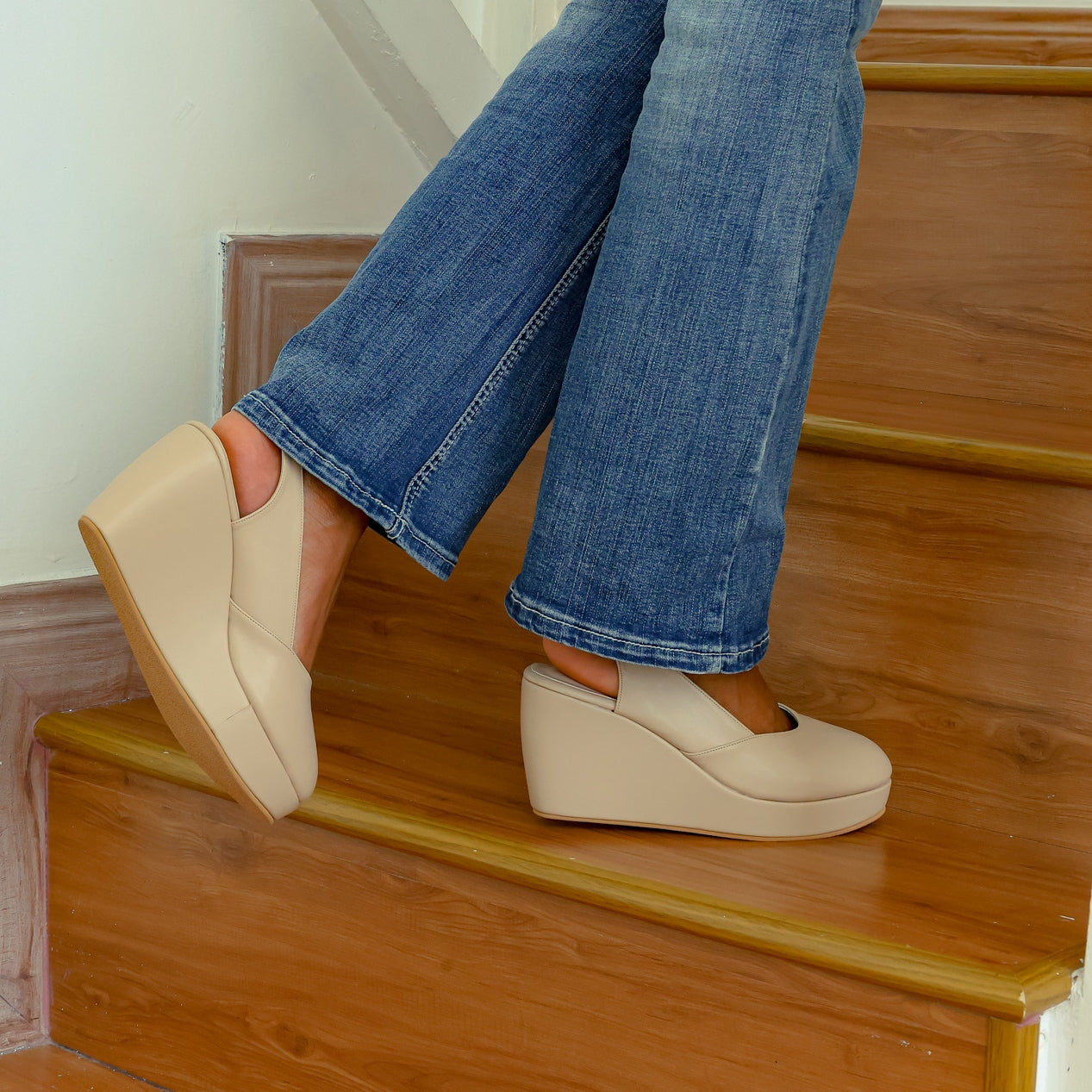 Reana Luxe Slingback Wedge