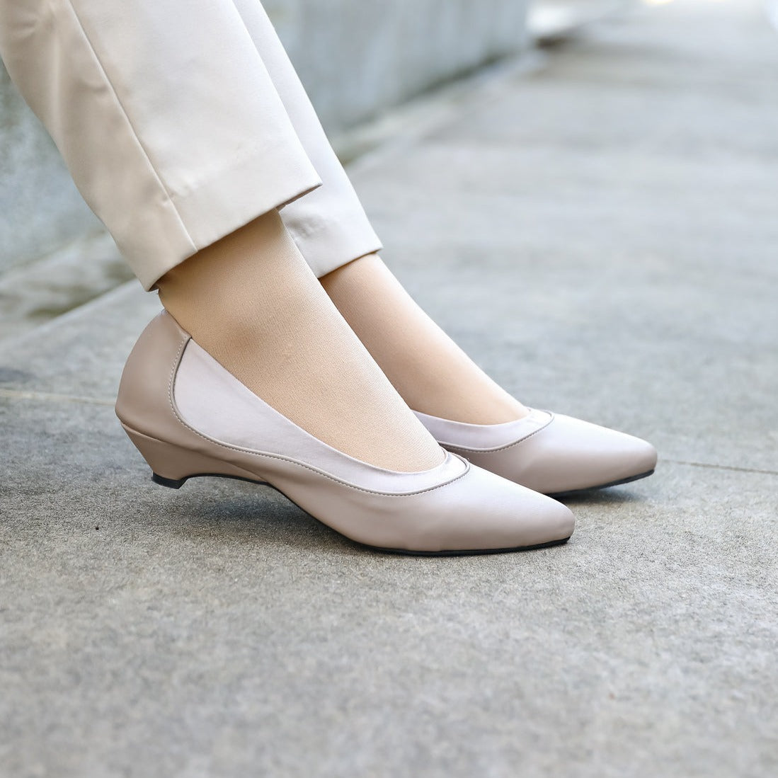 Selina Pointed Kitten Heel