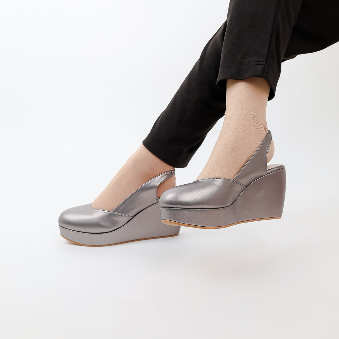 Reana Luxe Slingback Wedge