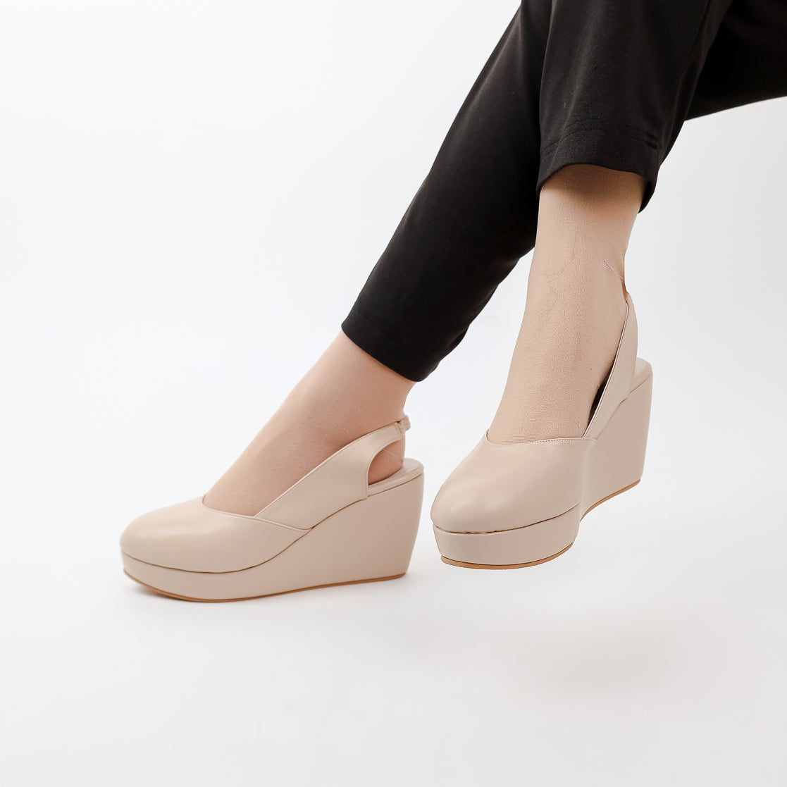 Reana Luxe Slingback Wedge