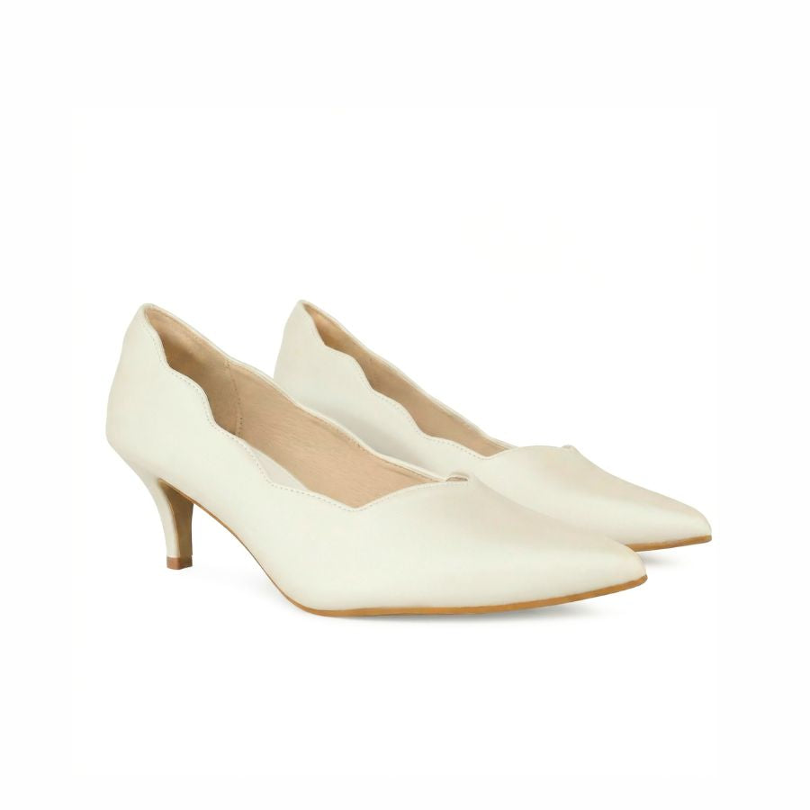 Diana Scallop Pump Heel