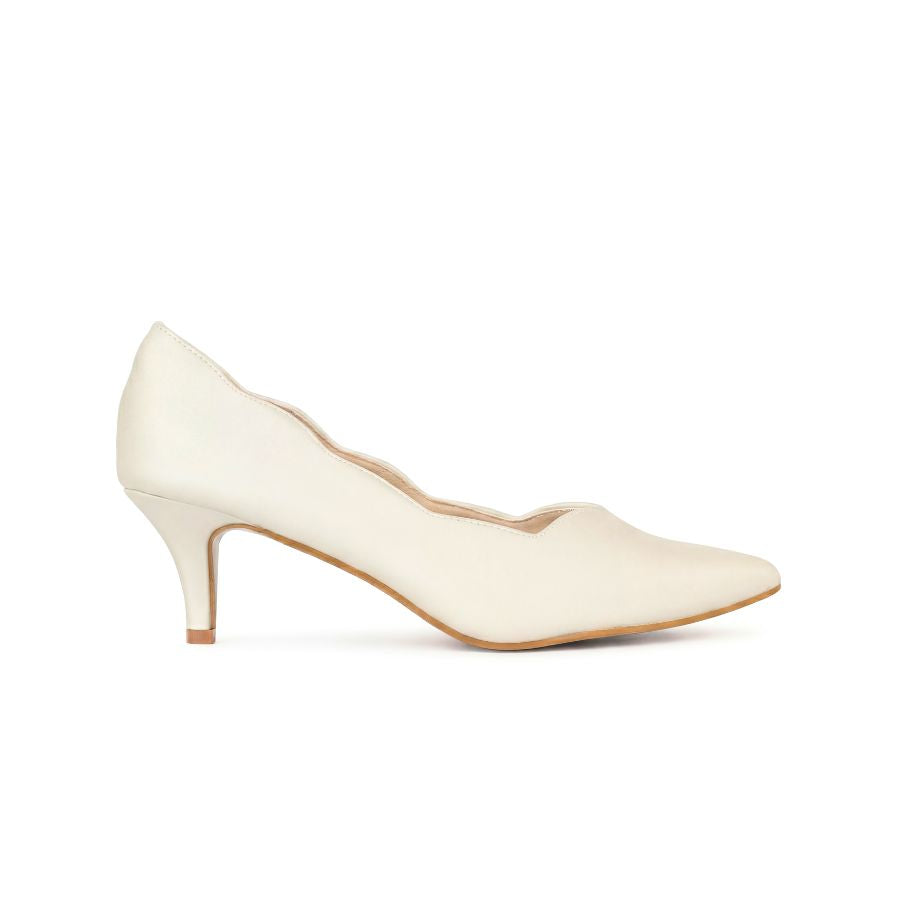 Diana Scallop Pump Heel