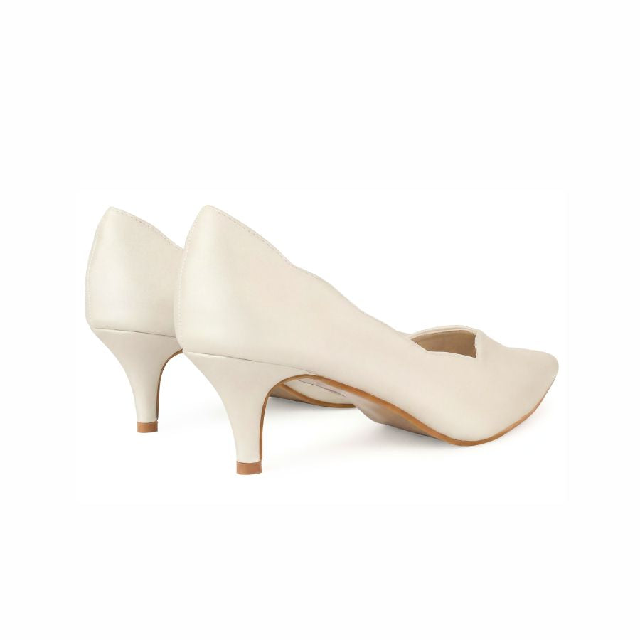 Diana Scallop Pump Heel