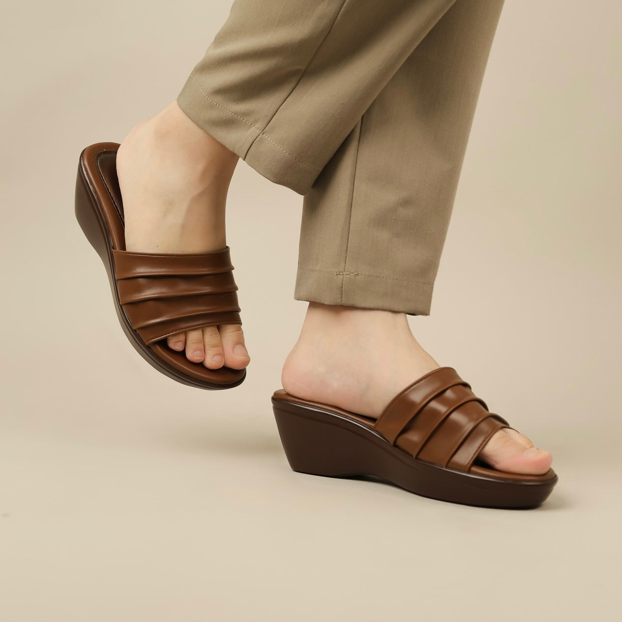 Selma Pleated Sandal