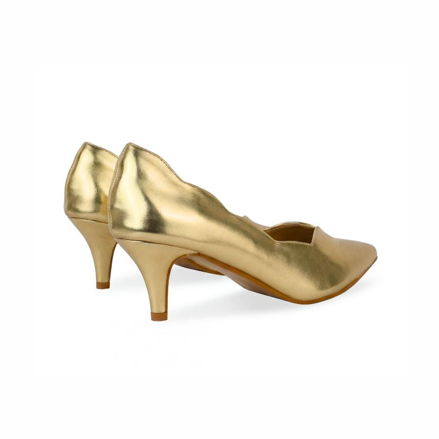 Diana Scallop Pump Heel