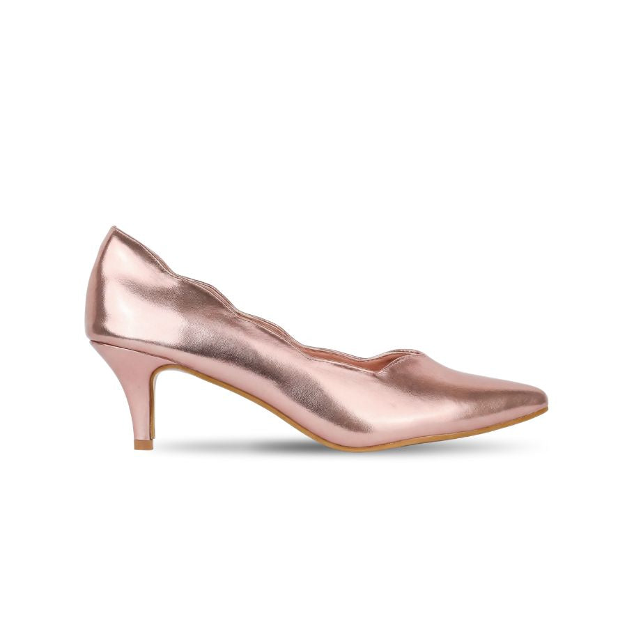 Diana Scallop Pump Heel