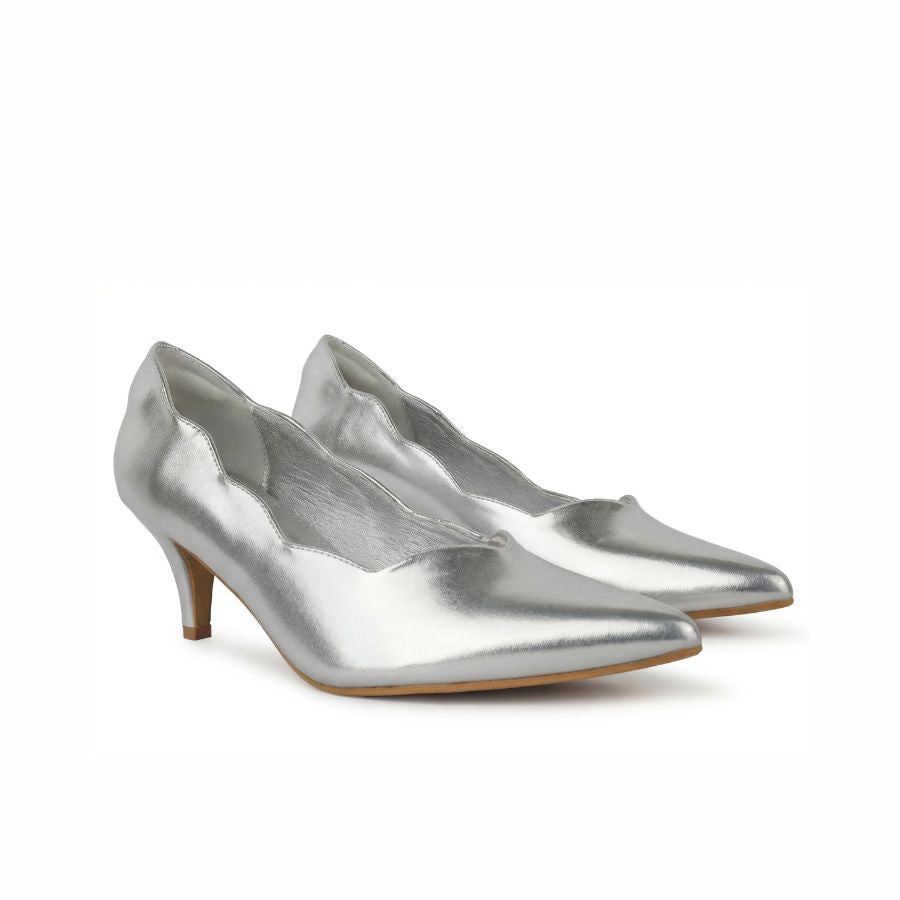 Diana Scallop Pump Heel