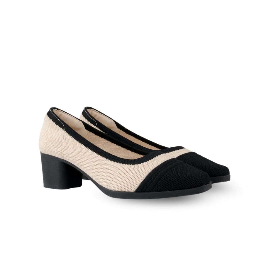 Twyla Knit Block Heel