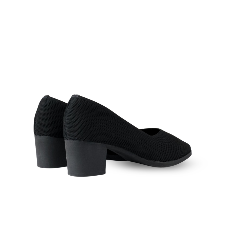 Emma Knit Block Heel