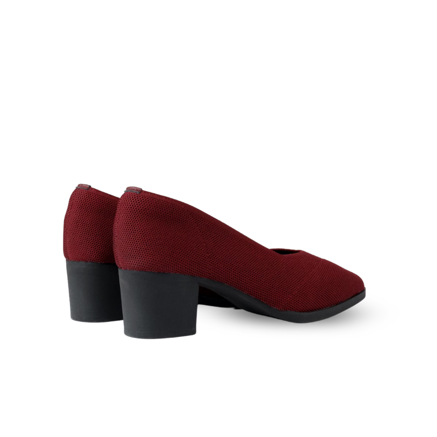 Emma Knit Block Heel