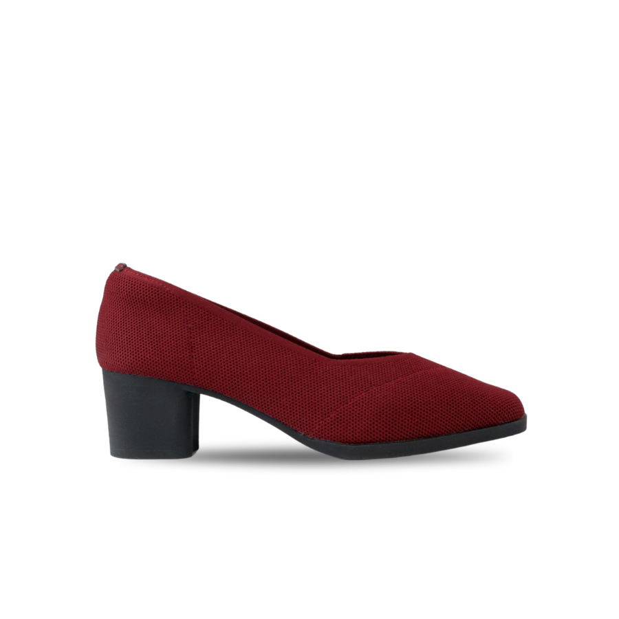 Emma Knit Block Heel