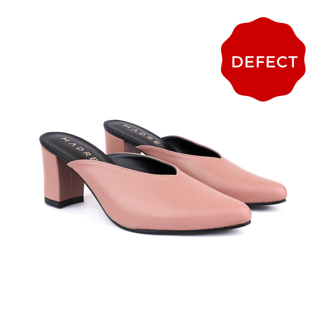 Defect Sofy Pointed Mule Heel