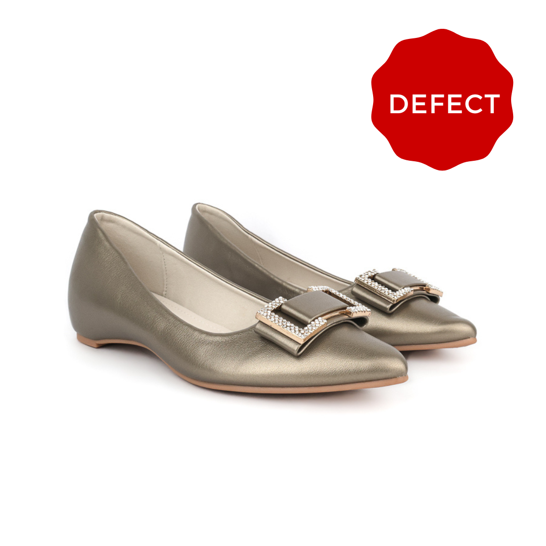 Defect Ayra Diamond Ballerina Flats