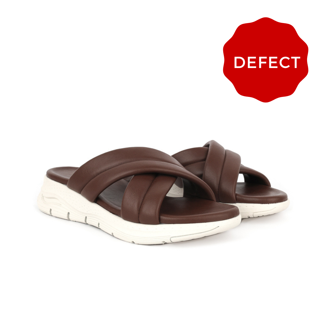 Defect Rika Criss-Cross Cushion Sandal