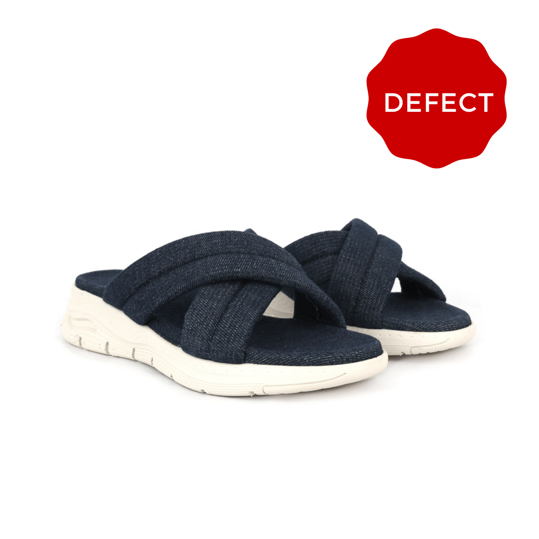 Defect Rika Criss-Cross Cushion Sandal