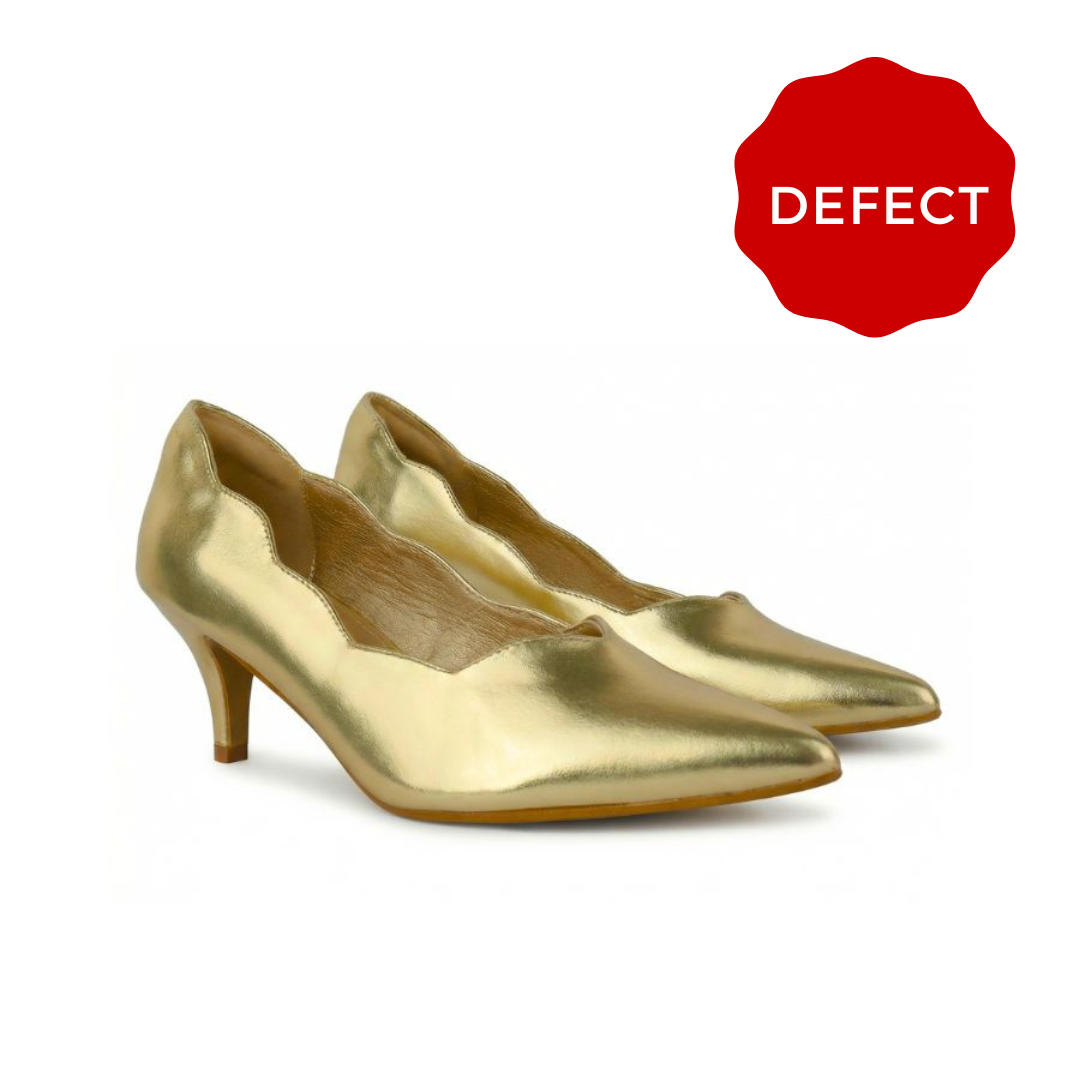 Defect Diana Scallop Pump Heel