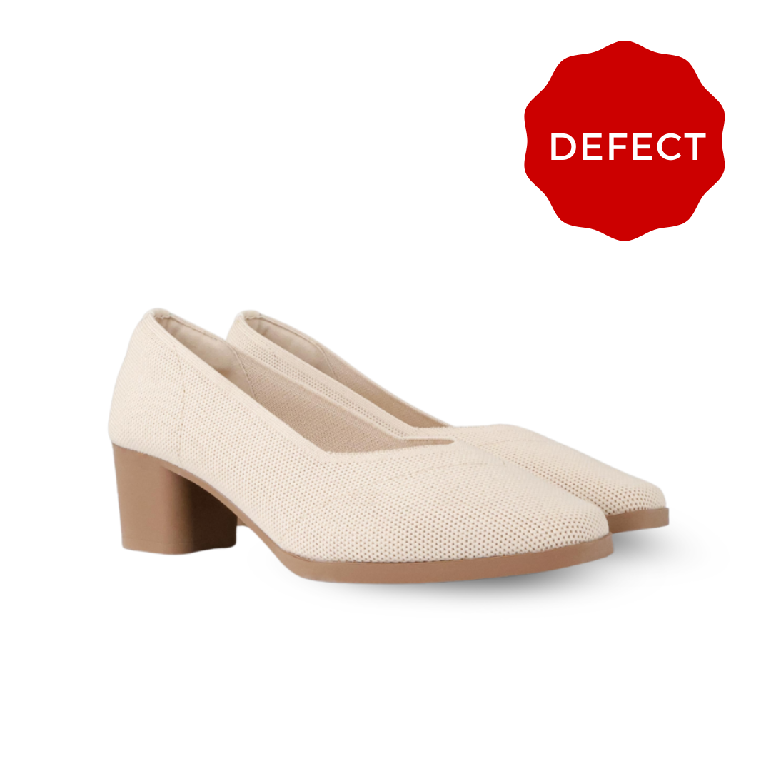 Defect Emma Knit Block Heel