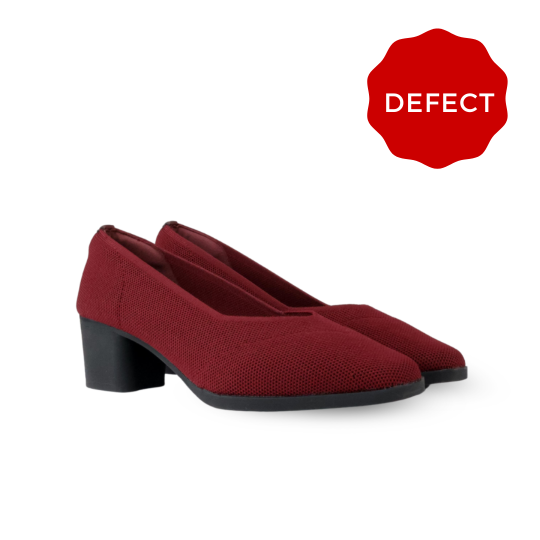 Defect Emma Knit Block Heel