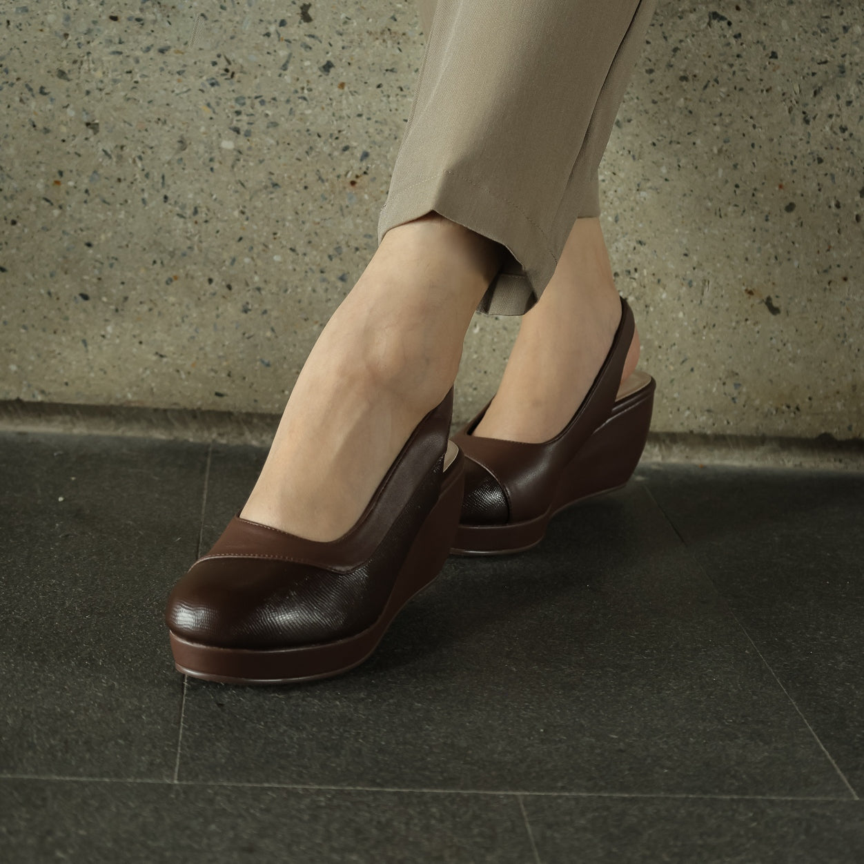 Kayla Slingback Wedge