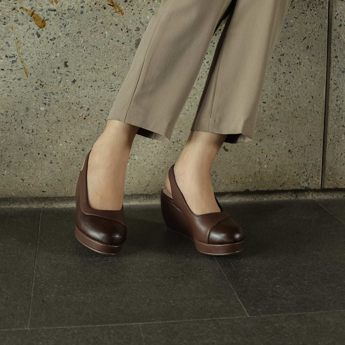 Kayla Slingback Wedge
