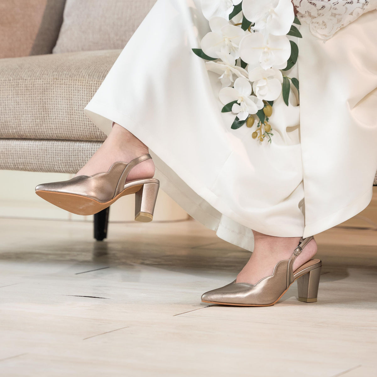 Lilea Pointed Slingback Heel