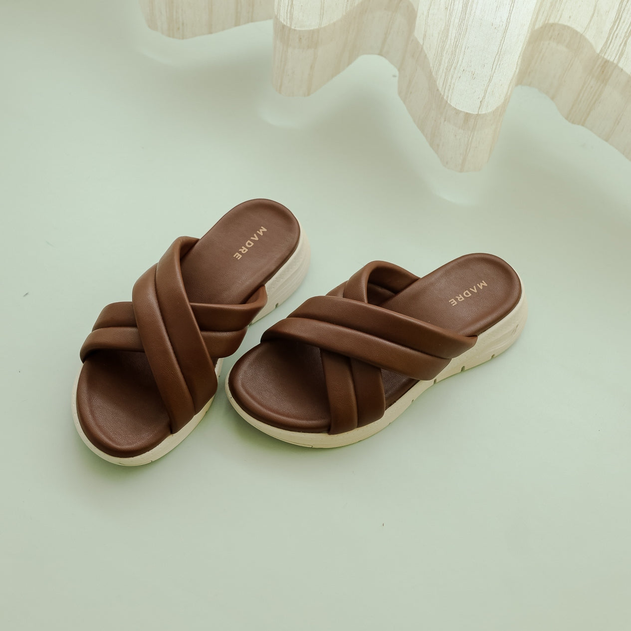 Rika Criss-Cross Cushion Sandal