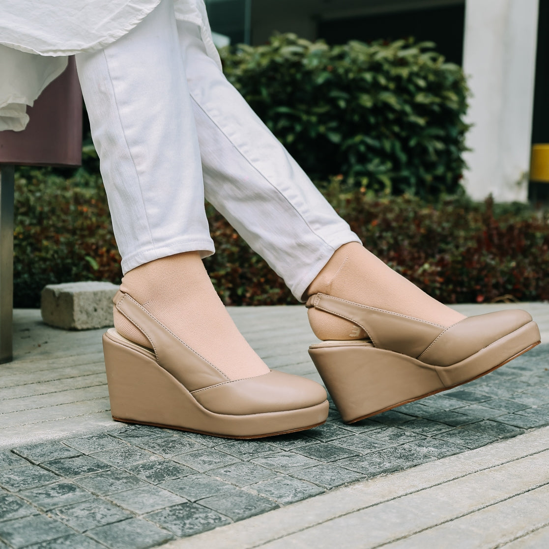 Reana X Slingback Wedge