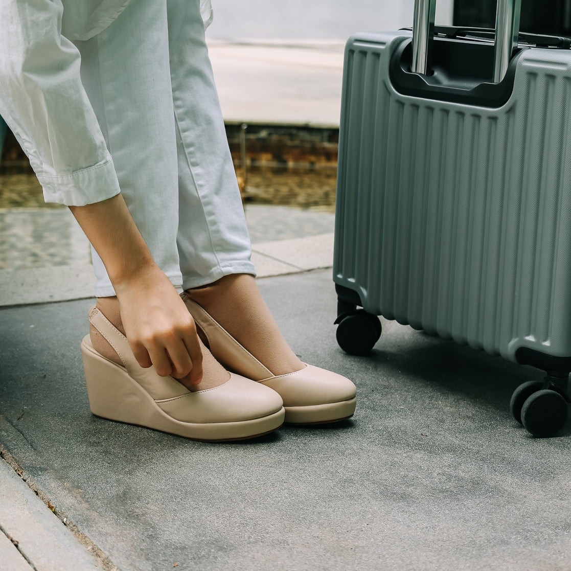 Reana X Slingback Wedge