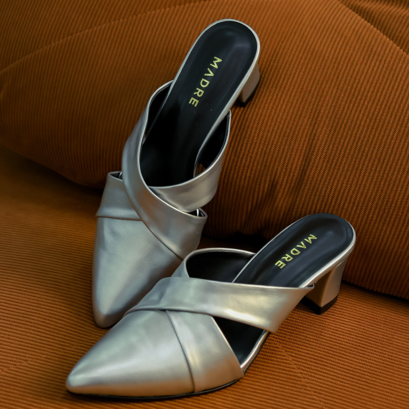 Raysa Pointed Mule Heel