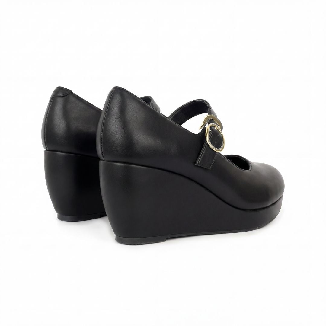 Ruby Mary Jane Buckle Wedge