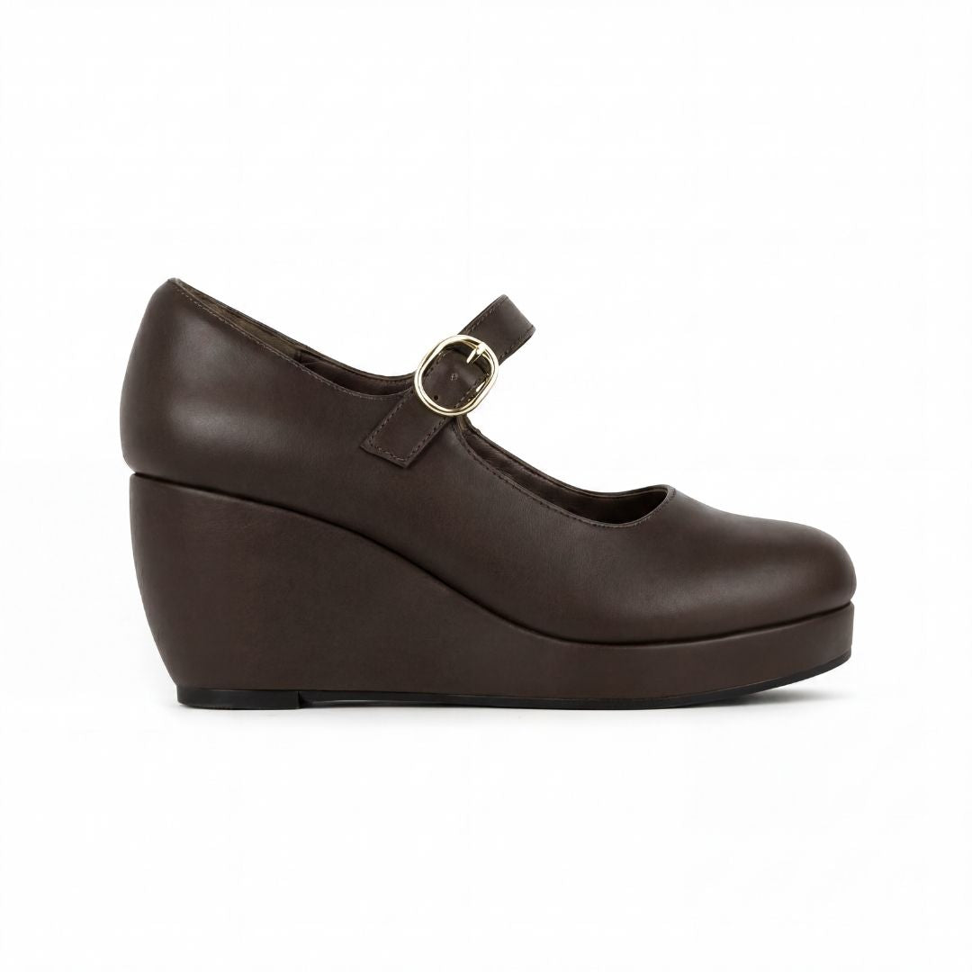 Ruby Mary Jane Buckle Wedge