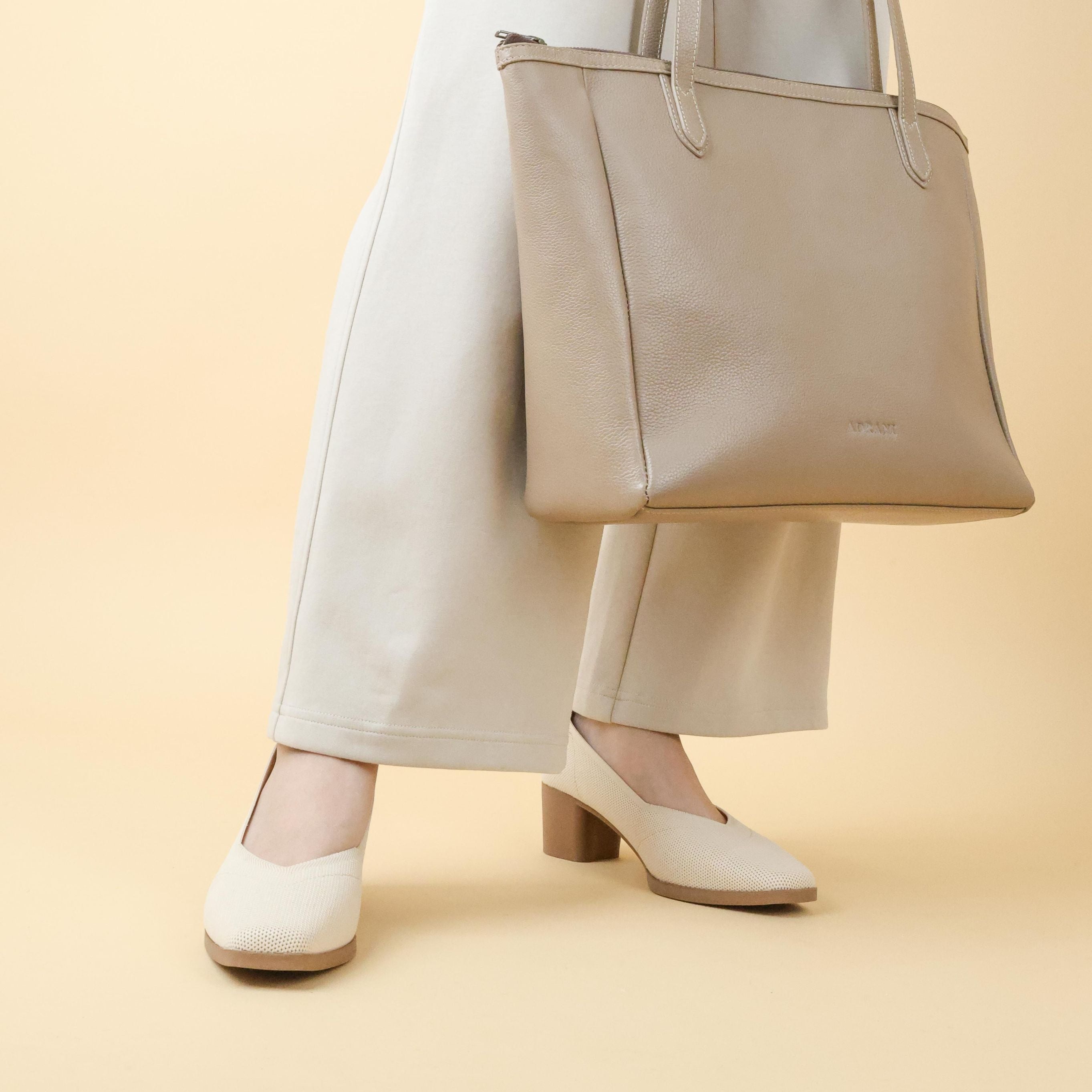 Emma Knit Block Heel