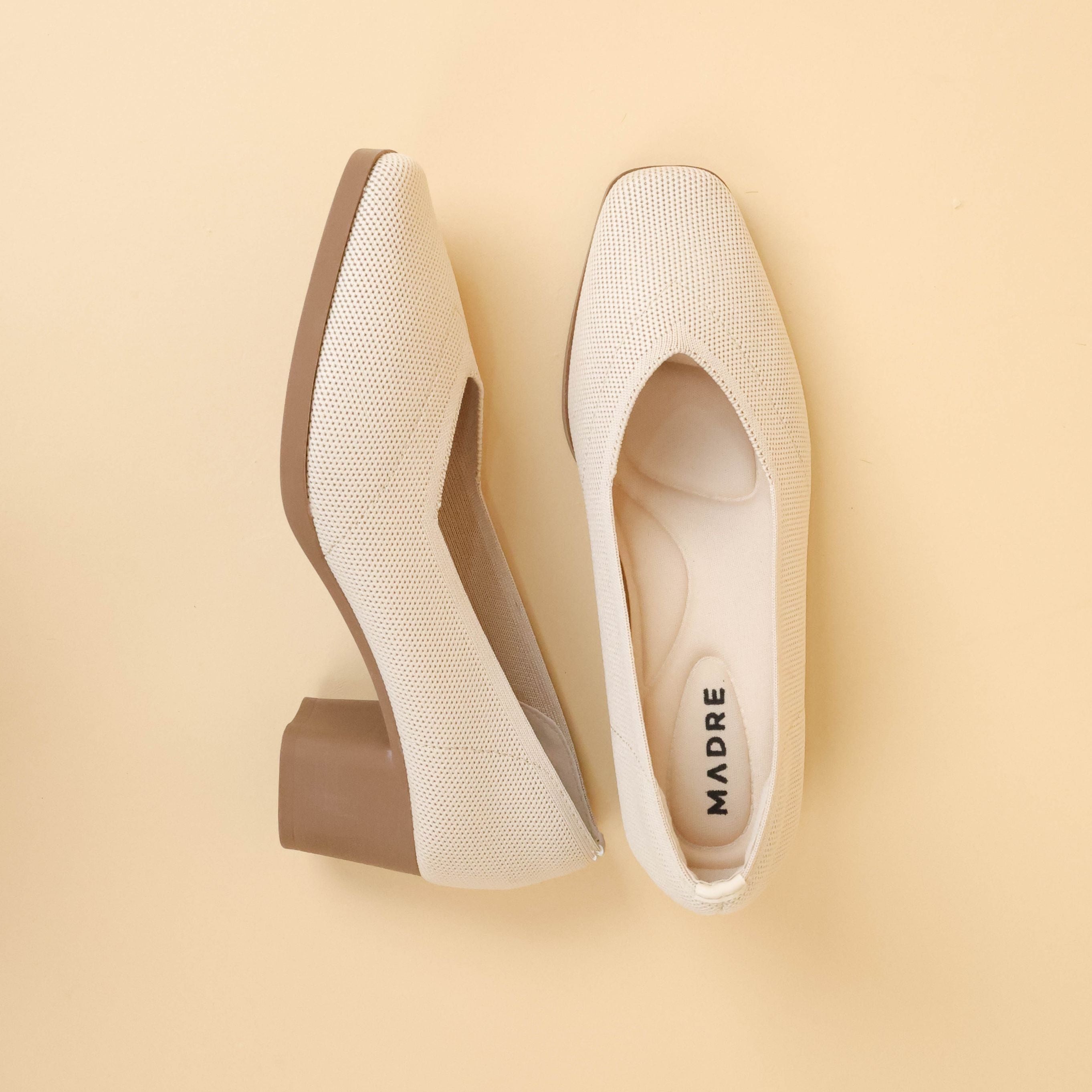 Emma Knit Block Heel