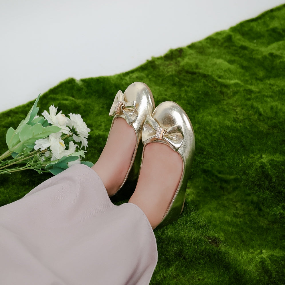 Defect Tiana Kids Ballerina Bow Pump