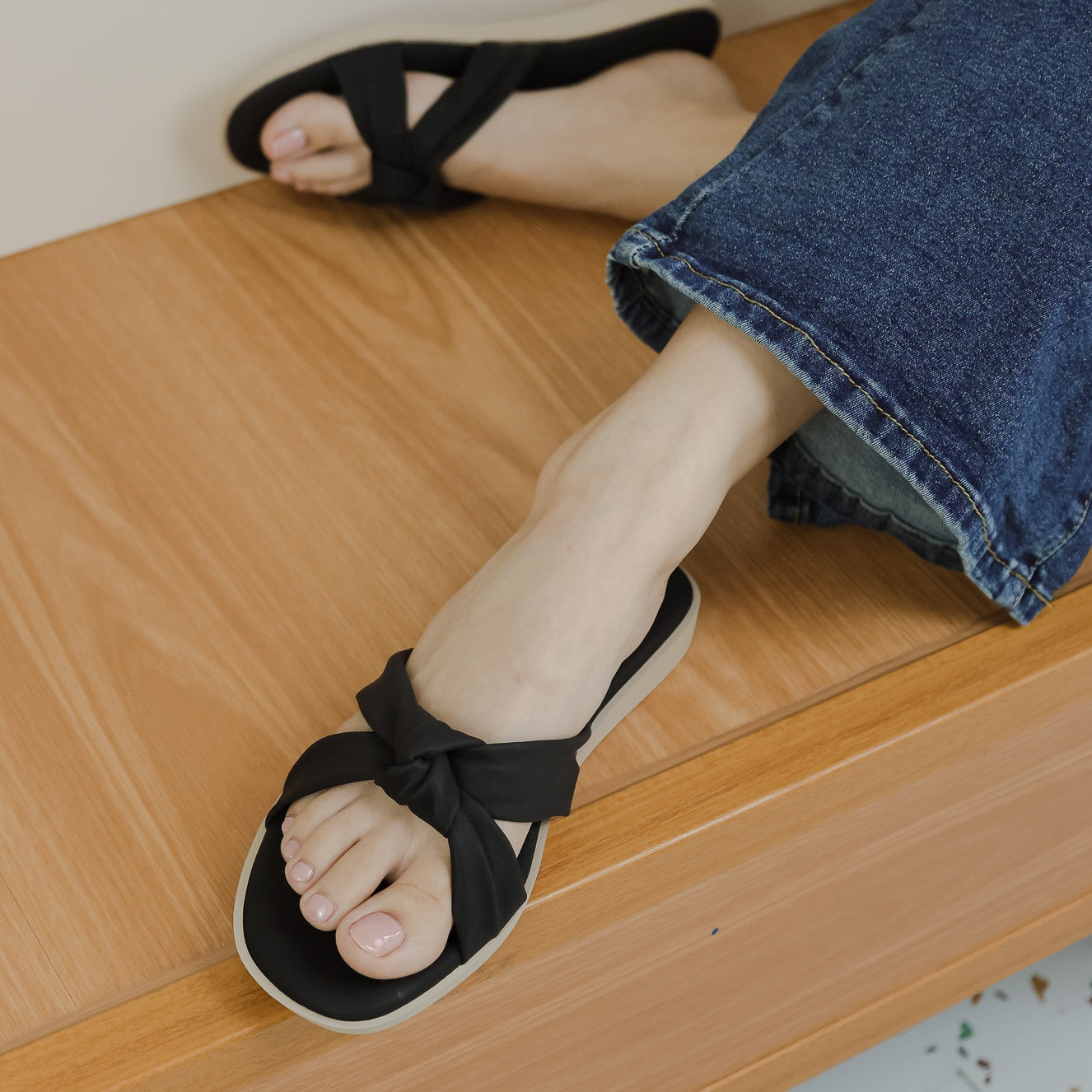 Kylie Knot Slip-On Flats