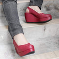 Reana Wedges Madre Collection 35 Maroon 